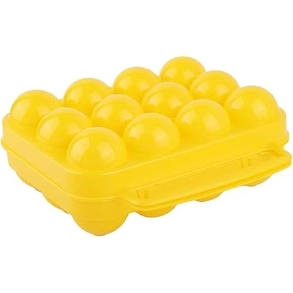 Egg Holder 12 Eggs Camping egg carrier Unbreakable plastic - Picture 6 of 6